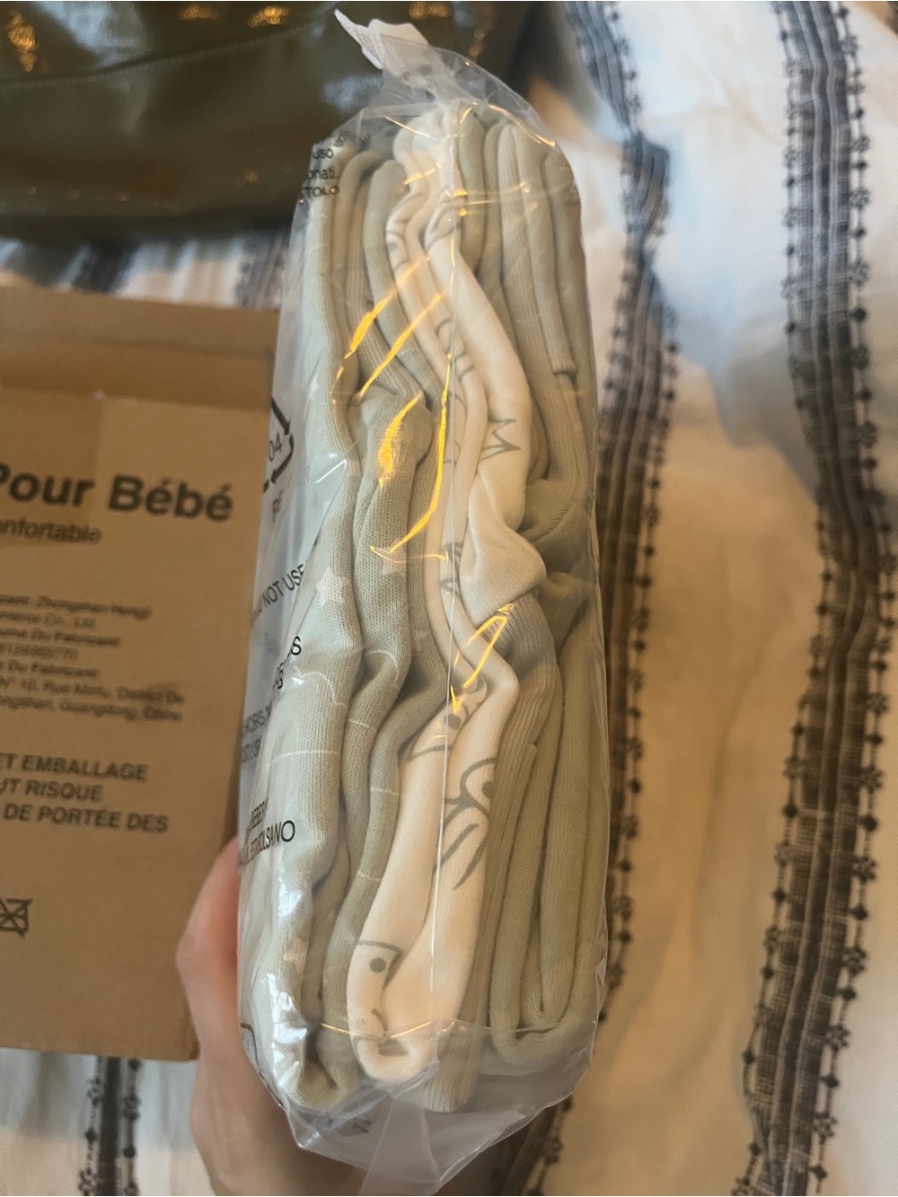 Neutral Sage Toddler Zip Sleep Sack - 2T-3T - Picture 3 of 6